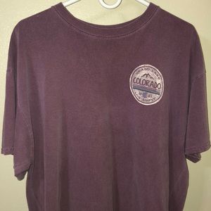 Purple Grand Lake Colorado Short Sleeve T-Shirt